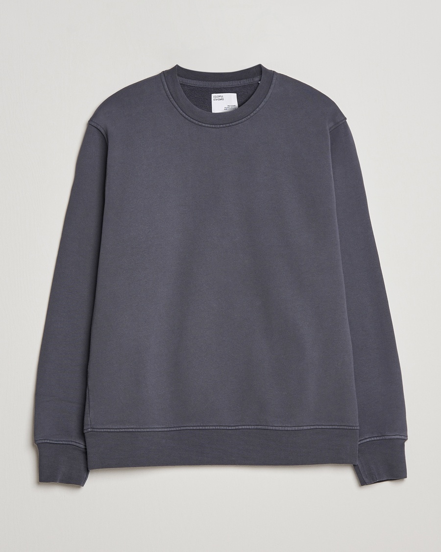 Colorful Standard Classic Organic Crew Neck Sweat Lava Grey – Grå