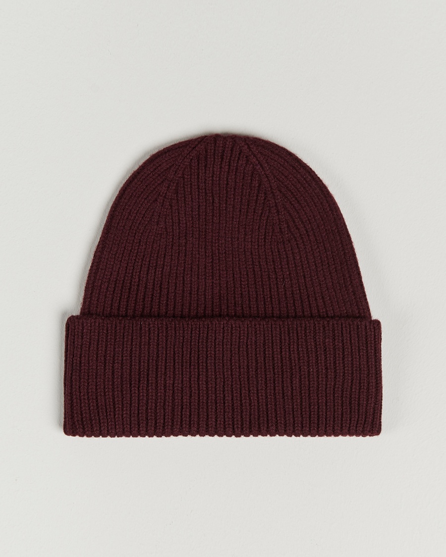 Colorful Standard Merino Wool Beanie Oxblood Red