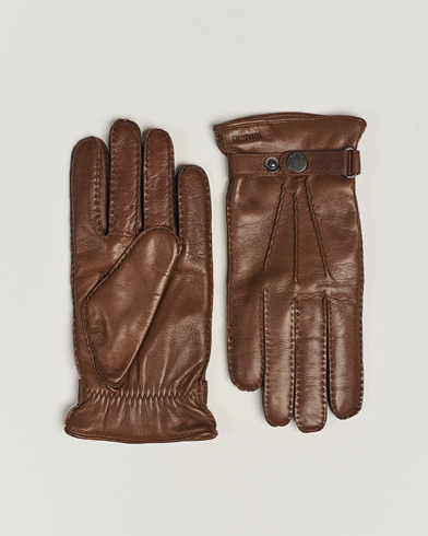 Herr | Handskar | Hestra | Jake Wool Lined Buckle Glove Light Brown