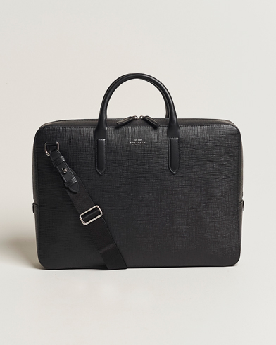 Herr | Portföljer | Smythson | Panama Lightweight Briefcase Black