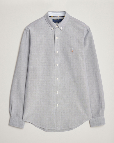 Herr | Skjortor | Polo Ralph Lauren | Slim Fit Oxford Button Down Shirt Slate