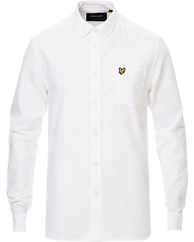 Herr | Oxfordskjortor | Lyle & Scott | Lightweight Oxford Shirt White