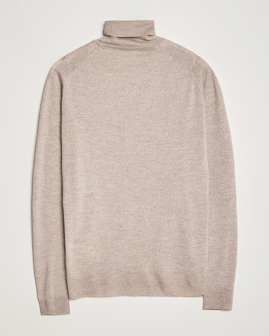 Herr | John Smedley | John Smedley | Cherwell Extra Fine Merino Rollneck Soft Fawn