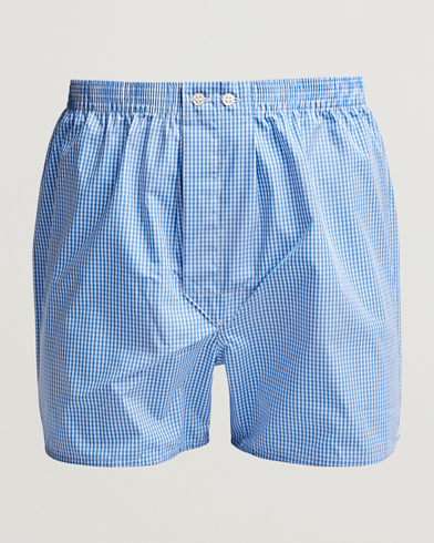  |  Classic Fit Cotton Boxer Shorts Blue Gingham