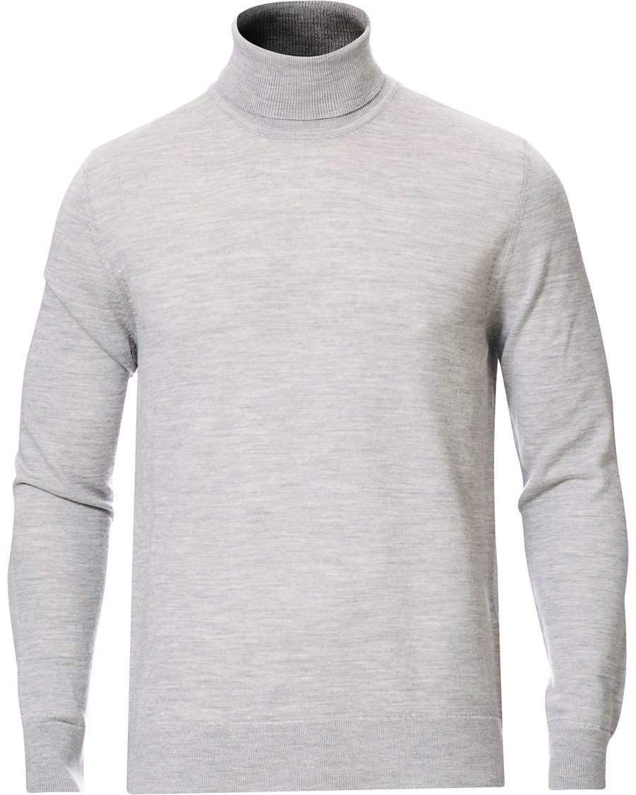 Samsøe & Samsøe Flemming Superfine Merino Wool Rollneck Grey Mel