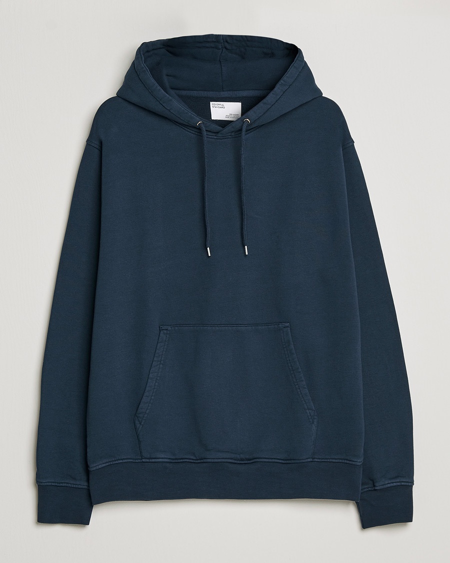 Colorful Standard Classic Organic Hood Navy Blue – Blå