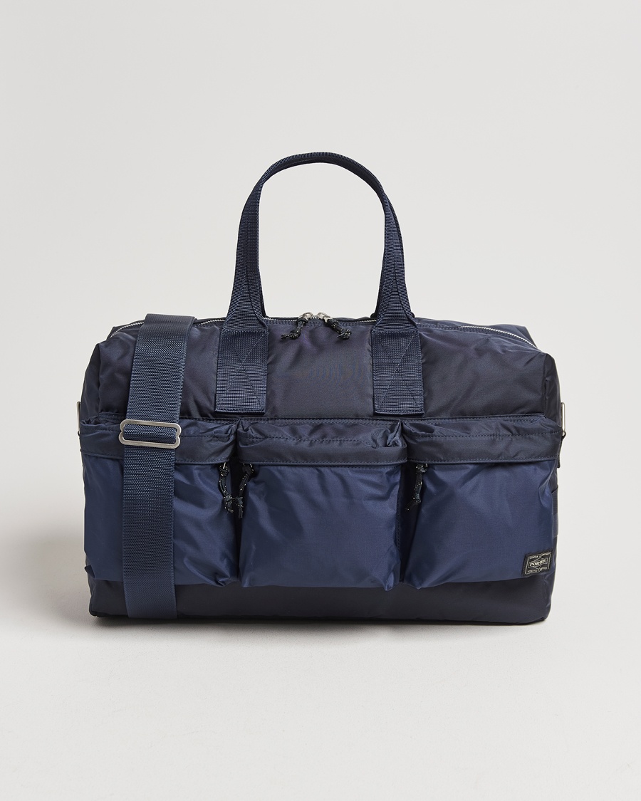 Porter-Yoshida & Co. Force 2Way Duffel Bag Navy Blue – Blå