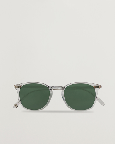 Herr | D-formade solglasögon | Garrett Leight | Kinney 49 Sunglasses Transparent/Green