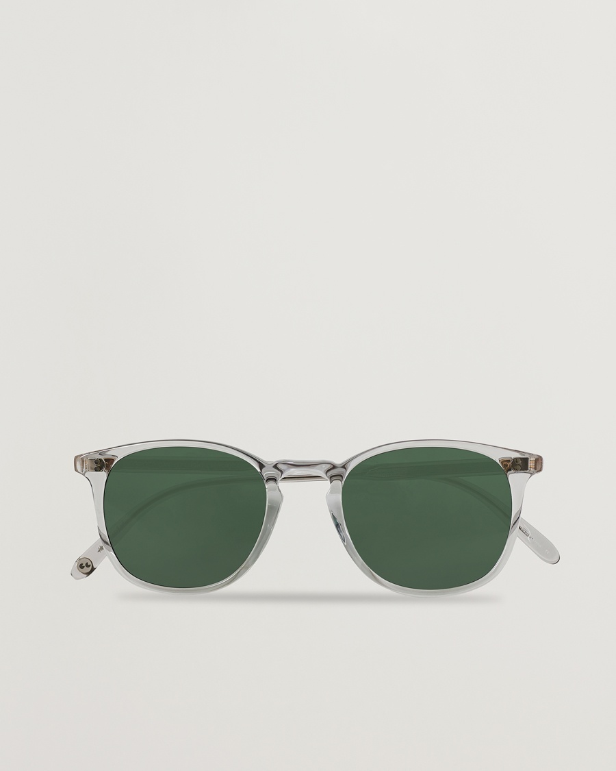 Herr | D-formade solglasögon | Garrett Leight | Kinney 49 Sunglasses Transparent/Green