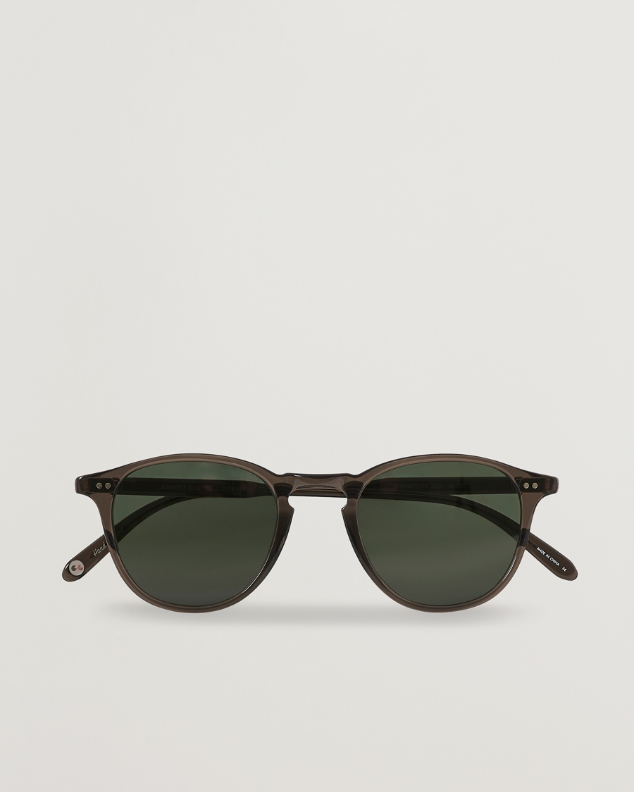 Garrett Leight Hampton 46 Sunglasses Black Glass