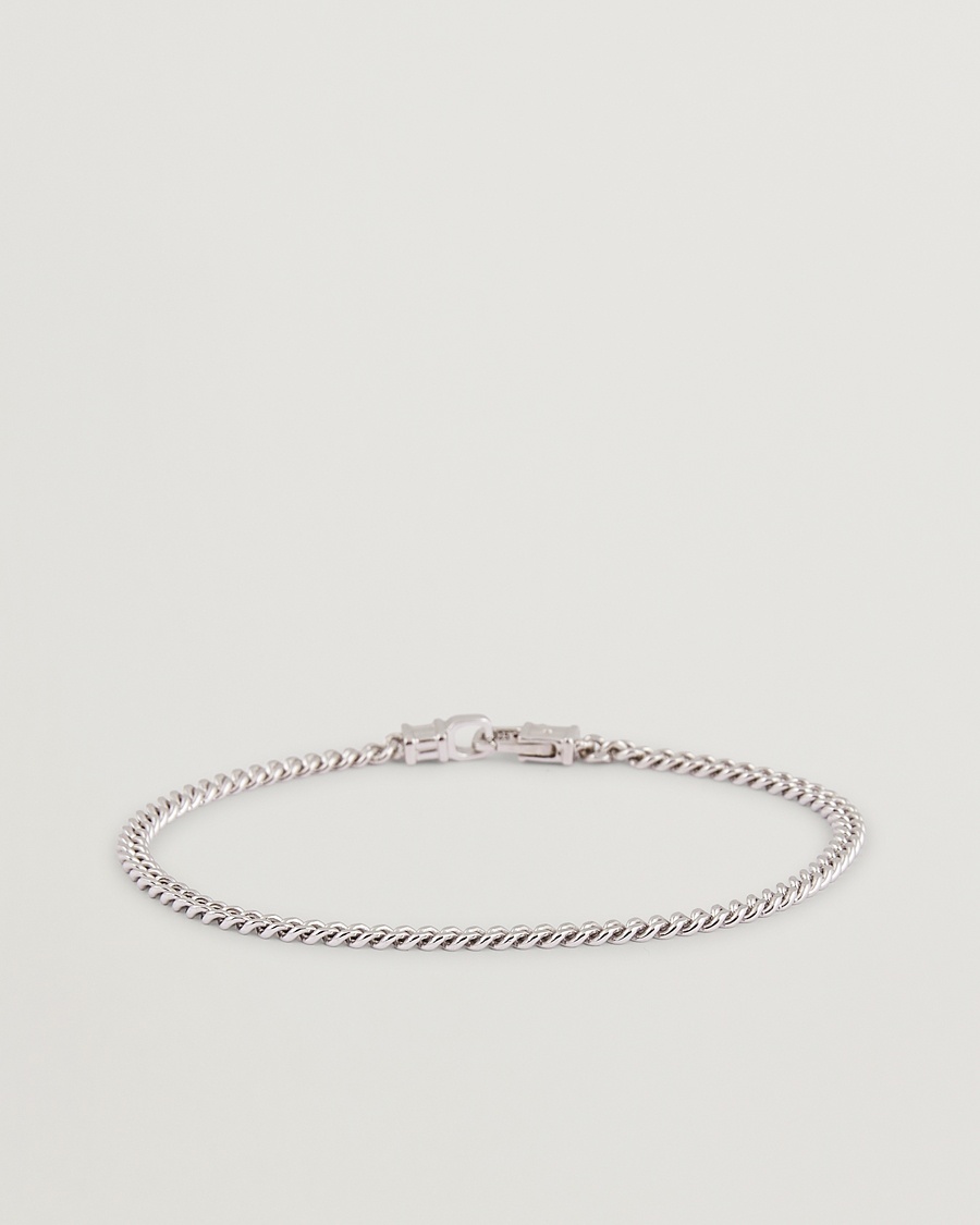 Herr | | Tom Wood | Curb Bracelet M Silver