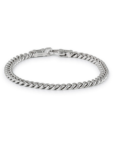 Herr | New Nordics | Tom Wood | Curb Bracelet L Silver