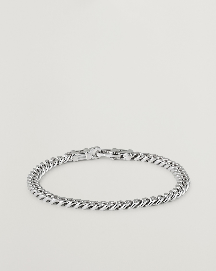  Curb Bracelet L Silver