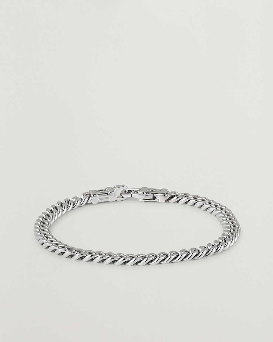 Herr | Armband | Tom Wood | Curb Bracelet L Silver