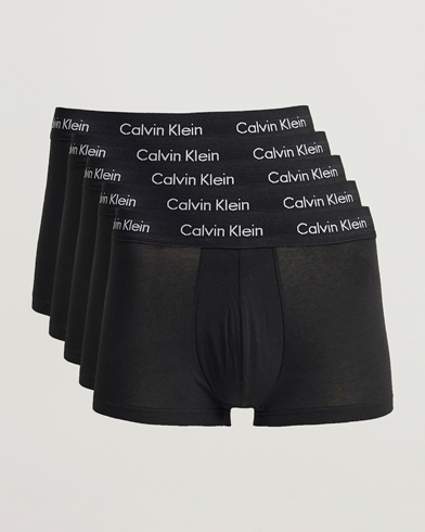 Herr | Kalsonger | Calvin Klein | Cotton Stretch 5-Pack Trunk Black