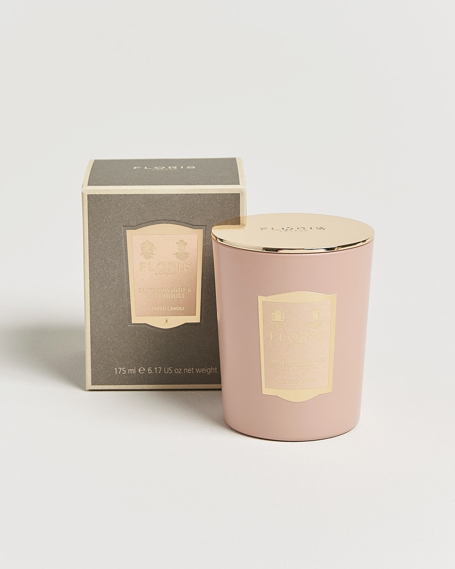 Herr | Doftljus | Floris London | Scented Candle Sandalwood & Patchouli 175g