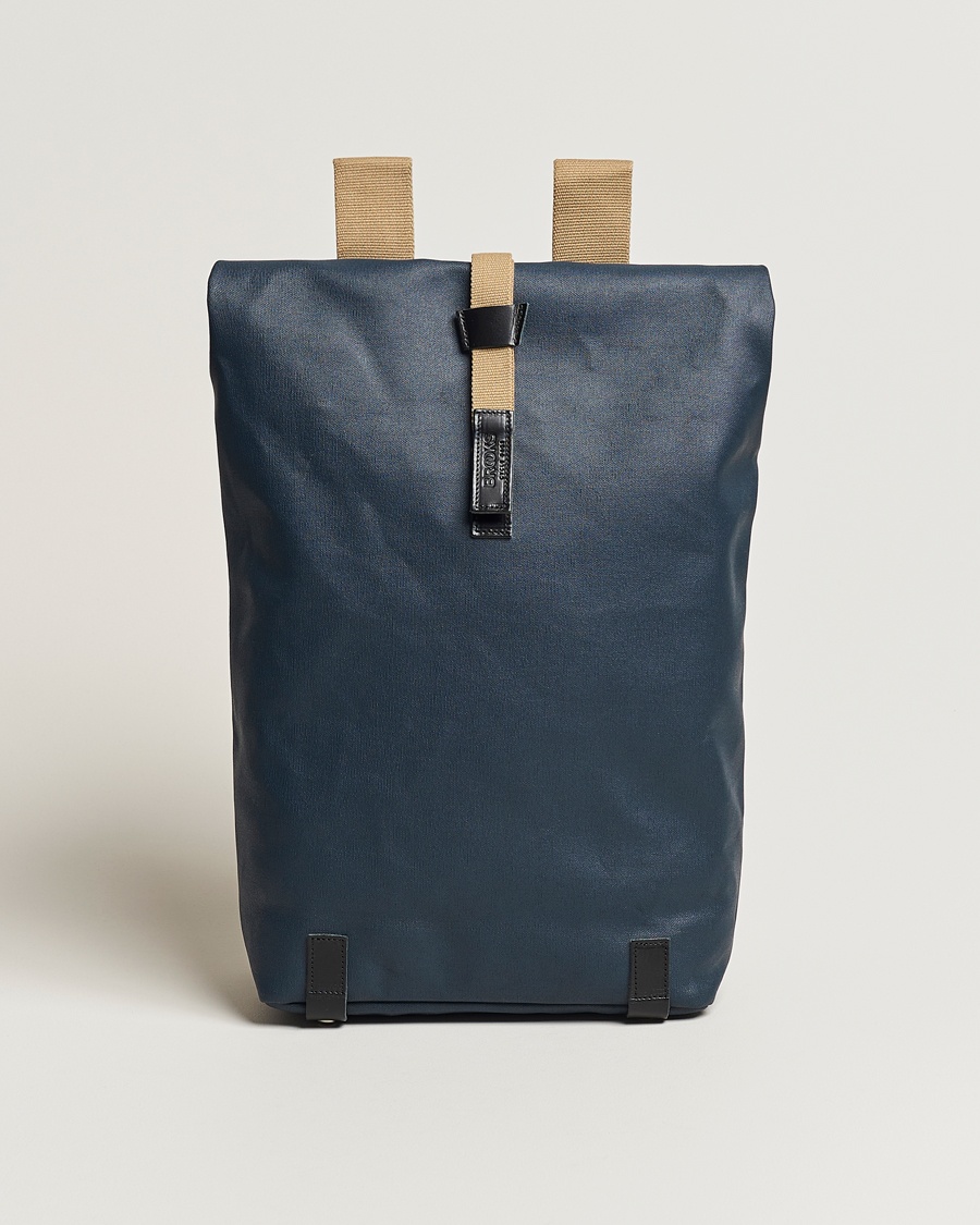 Herr | Snart i lager | Brooks England | Pickwick Cotton Canvas 26L Backpack Dark Blue/Black