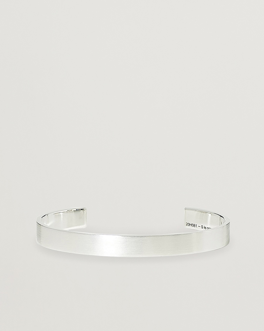 Herr | Contemporary Creators | LE GRAMME | Ribbon Bracelet Brushed Sterling Silver 21g