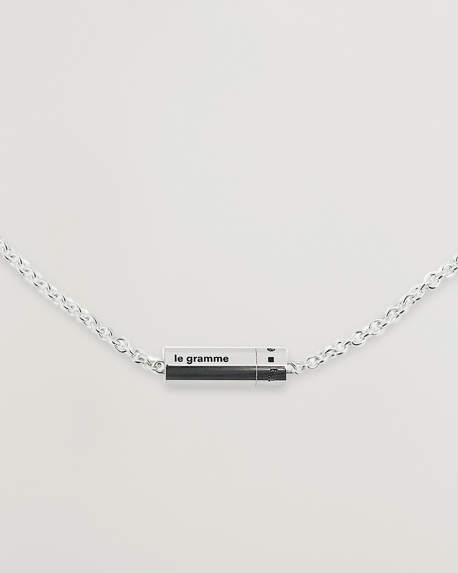 Herr | Halsband | LE GRAMME | Chain Cable Necklace Sterling Silver 13g