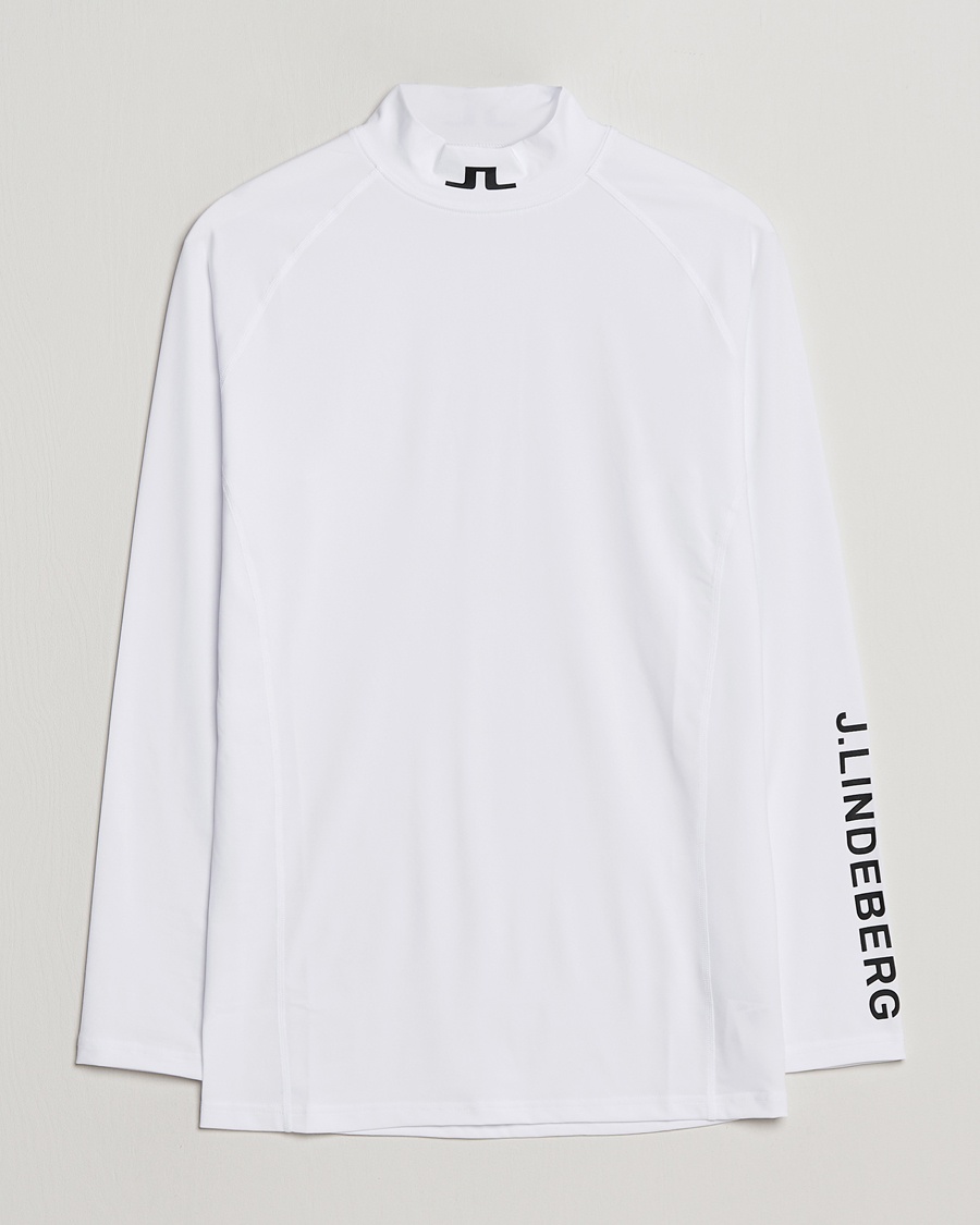 Herr | Funktions T-shirts | J.Lindeberg | Aello Soft Compression Tee White