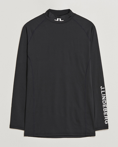 Herr | Svarta t-shirts | J.Lindeberg | Aello Soft Compression Tee Black