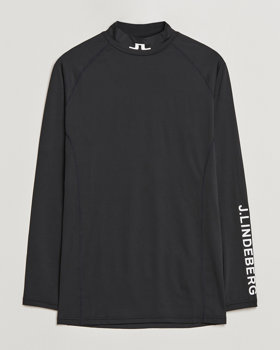 Herr | Funktions T-shirts | J.Lindeberg | Aello Soft Compression Tee Black