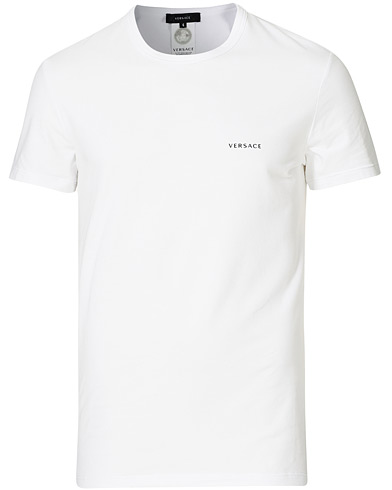 Herr | Kortärmade t-shirts | Versace | Logo Tee White