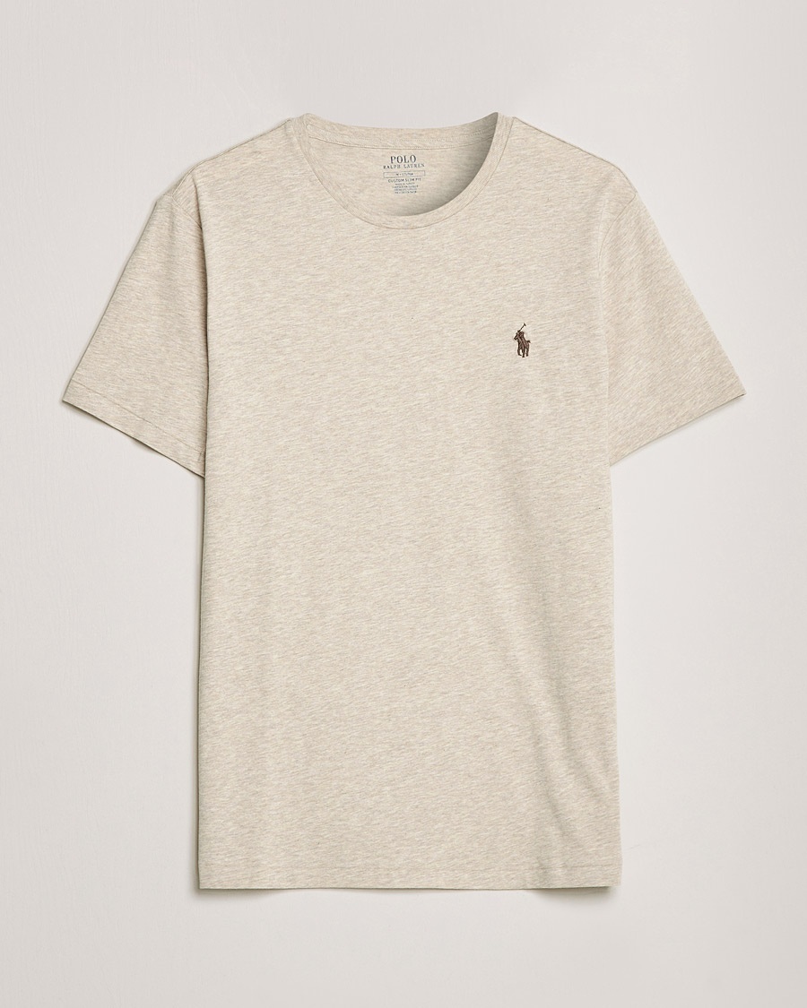 Polo Ralph Lauren Crew Neck T-Shirt Expedition Dune Heather – Blå