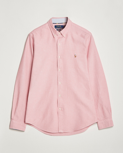 Herr |  | Polo Ralph Lauren | Slim Fit Oxford Button Down Shirt Sunrise Red