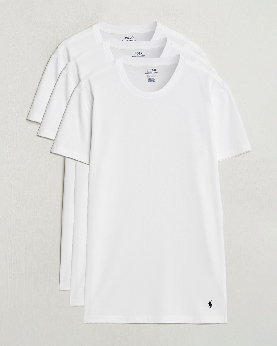 Herr | Business & Beyond | Polo Ralph Lauren | 3-Pack Crew Neck T-shirt White