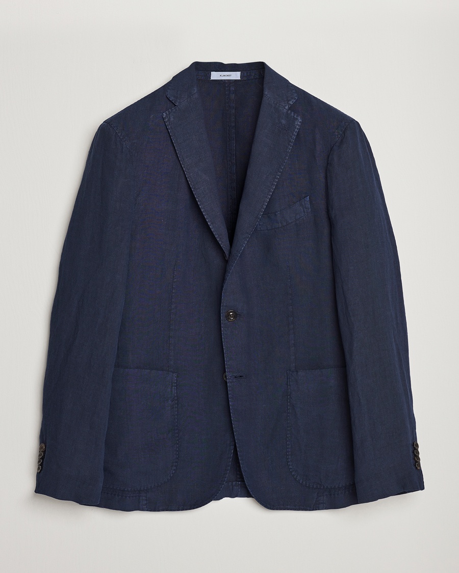 Herr | Boglioli | Boglioli | K Jacket Linen Blazer Navy