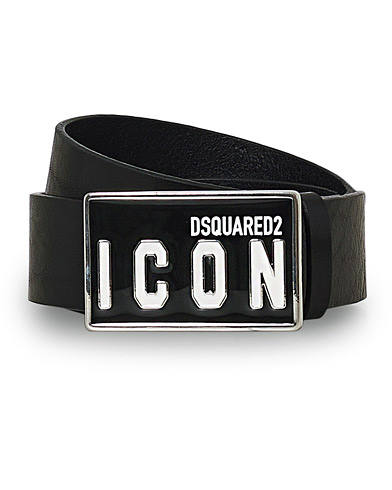 Herr | Dsquared2 | Dsquared2 | Icon Plaque Belt Black