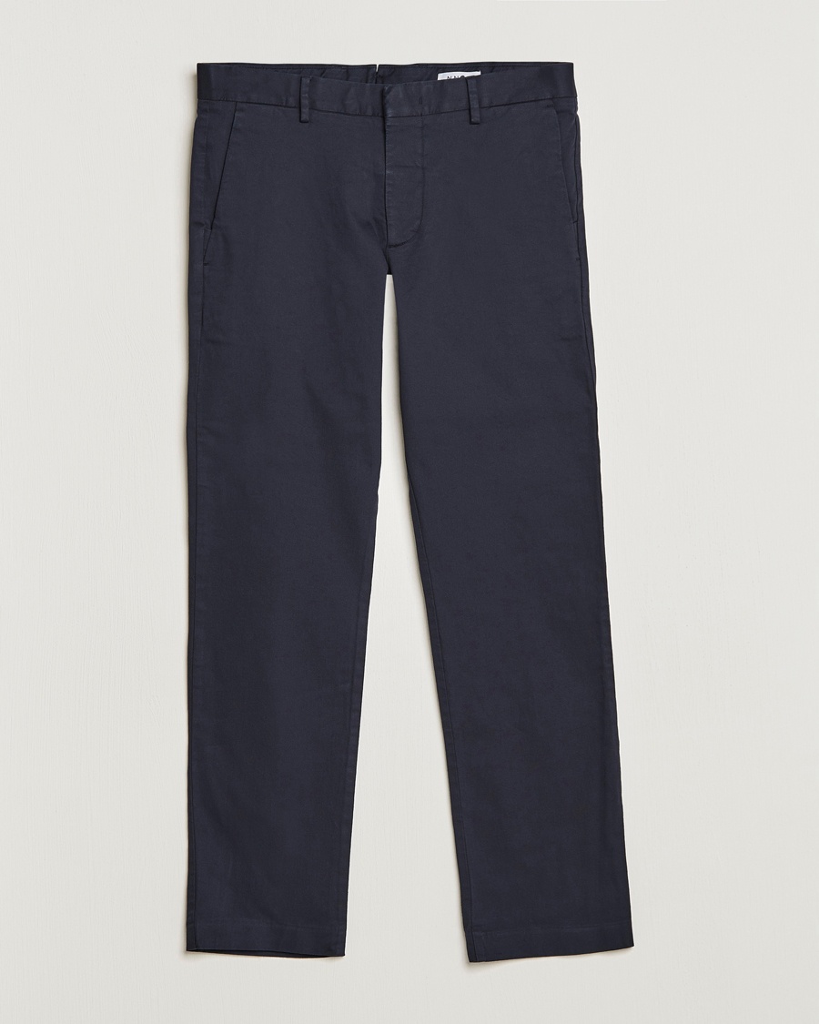  Theo Regular Fit Stretch Chinos Navy Blue