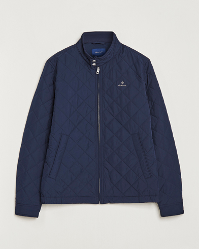 Quiltade jackor |  The Quilted Windcheater Evening Blue