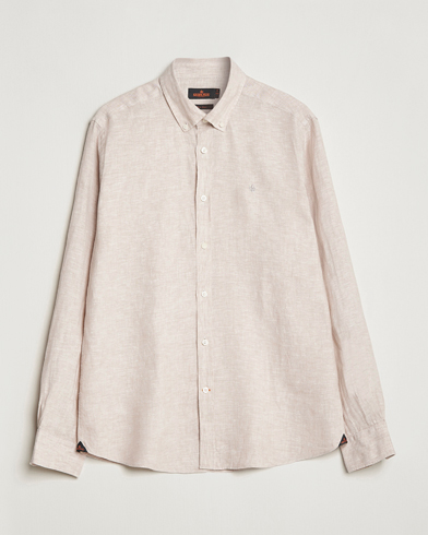 Herr | Kavaj | Morris | Douglas Linen Button Down Shirt Khaki