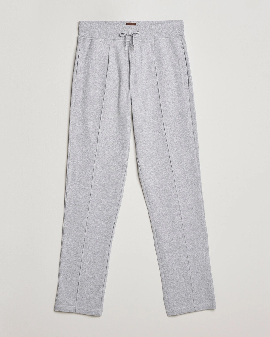 Herr | | Stenströms | Cotton Jersey Pants Grey