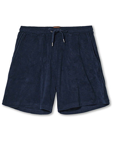 Terry |  Towelling Cotton Shorts Navy