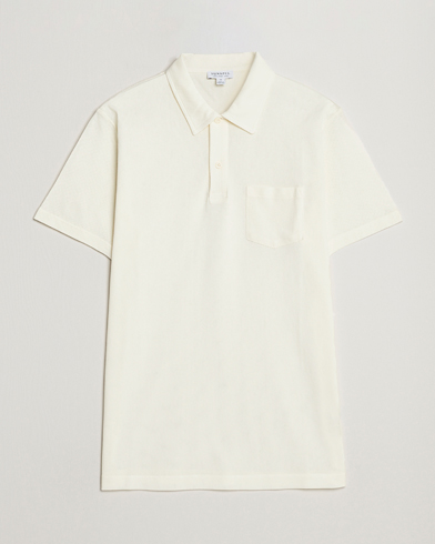 Herr | Sunspel | Sunspel | Riviera Polo Shirt Archive White