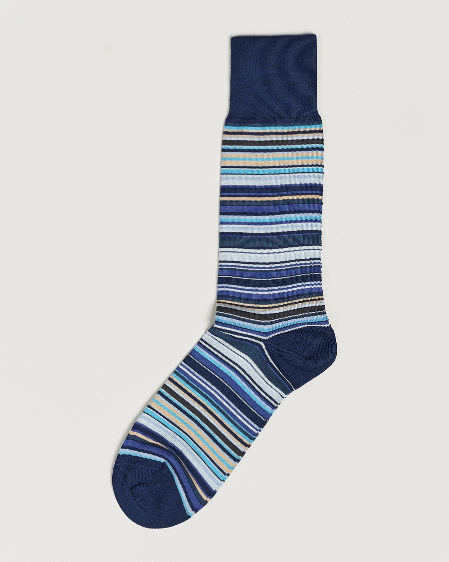 Herr | Underkläder | Paul Smith | Multistripe Socks Navy