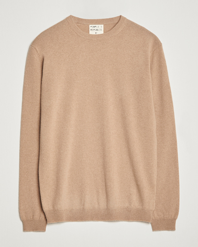 Herr | Pullover rundhals | People's Republic of Cashmere | Cashmere Roundneck Camel