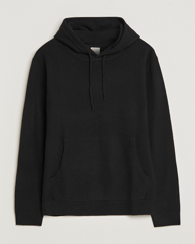 Herr | New Nordics | People's Republic of Cashmere | Cashmere Hoodie Black