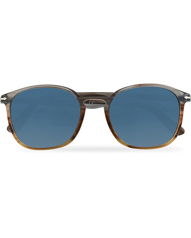 Fyrkantiga solglasögon |  PO3215S Sunglasses Brown/Gradient Blue