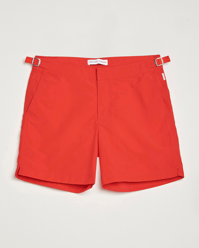 Herr |  | Orlebar Brown | Bulldog II Medium Length Swim Shorts Rescue Red