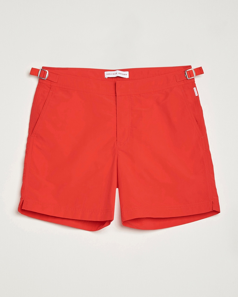 Herr | | Orlebar Brown | Bulldog II Medium Length Swim Shorts Rescue Red