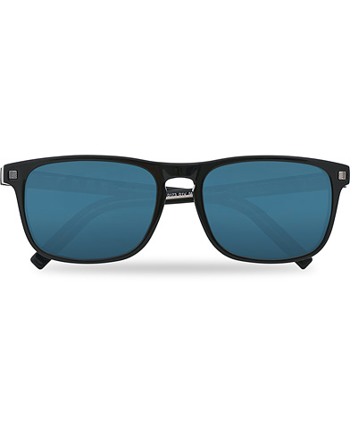  EZ0173 Sunglasses Shiny Black/Blue