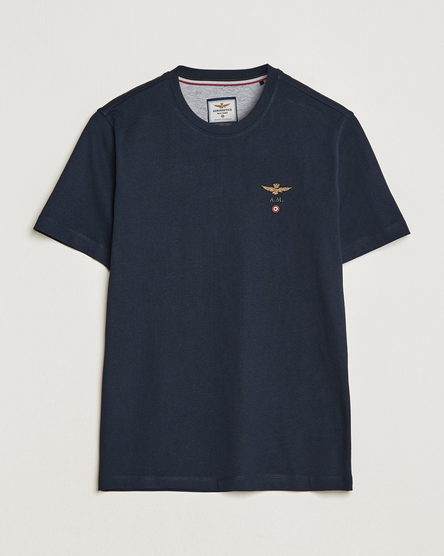 Herr | | Aeronautica Militare | TS1580 Crew Neck Tee Navy
