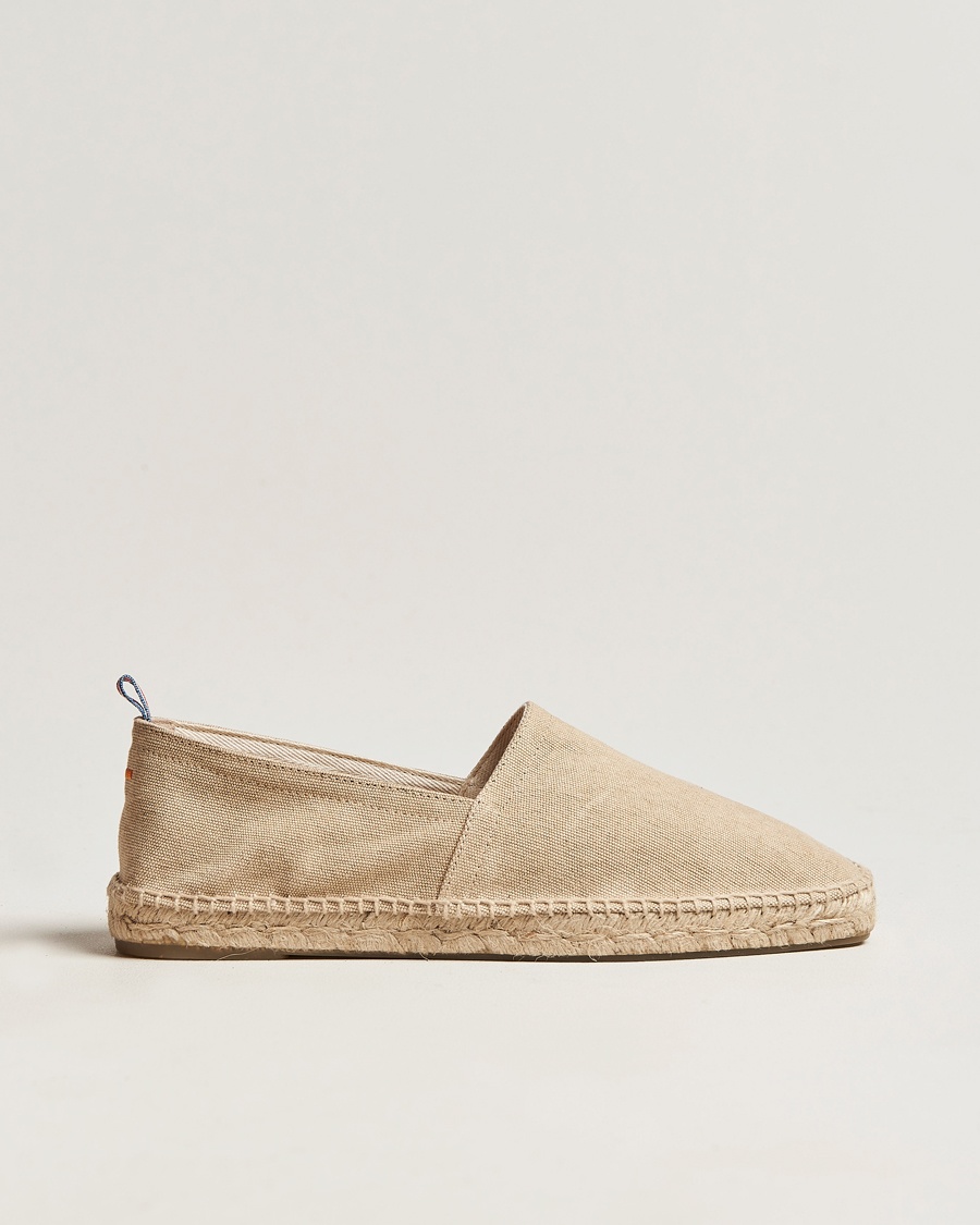 Castañer Pablo Washed Canvas Espadrilles Sand