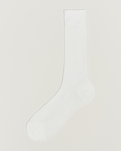 Herr | Snart i lager | Bresciani | Cotton Ribbed Short Socks White
