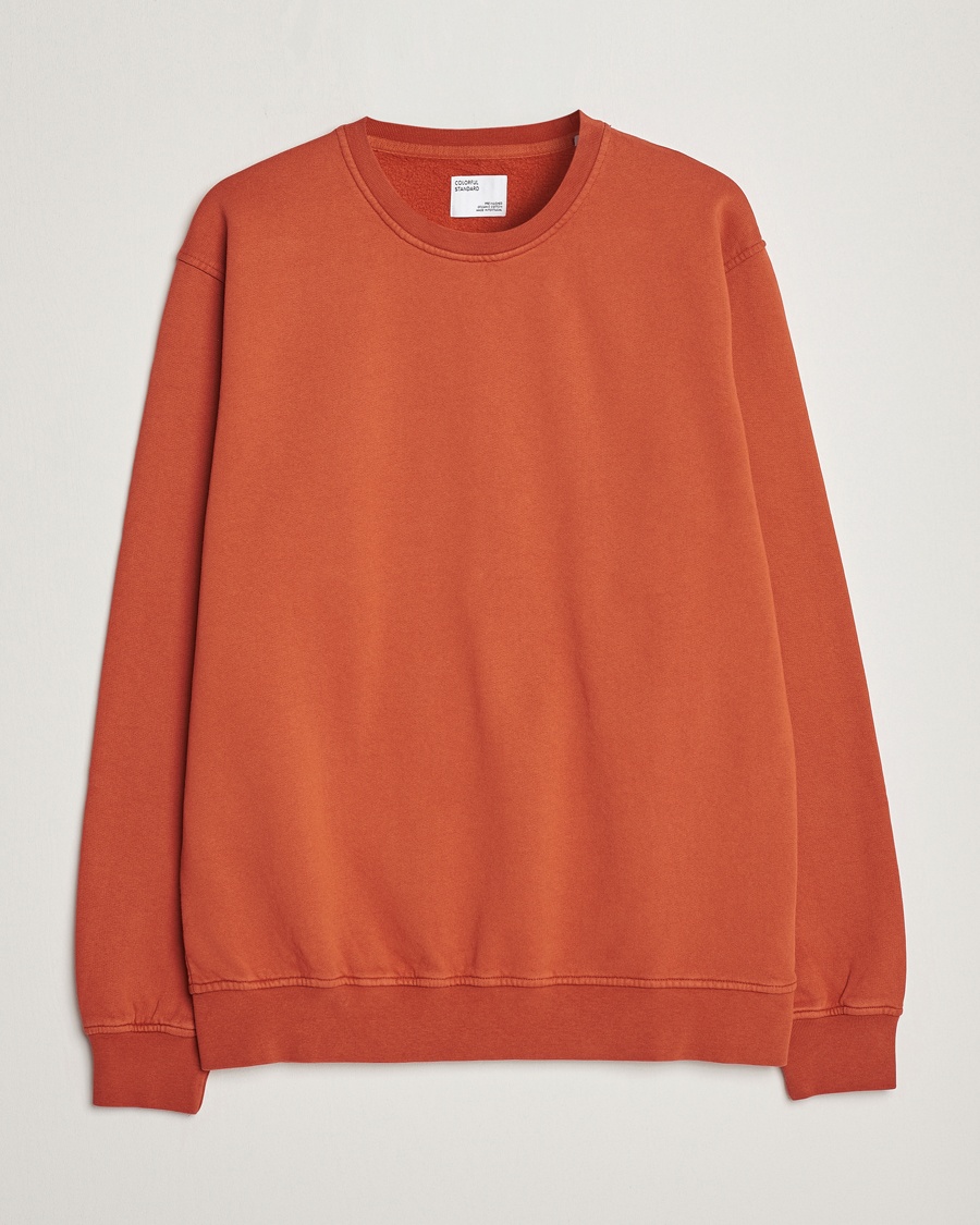 Herr | Basics | Colorful Standard | Classic Organic Crew Neck Sweat Dark Amber