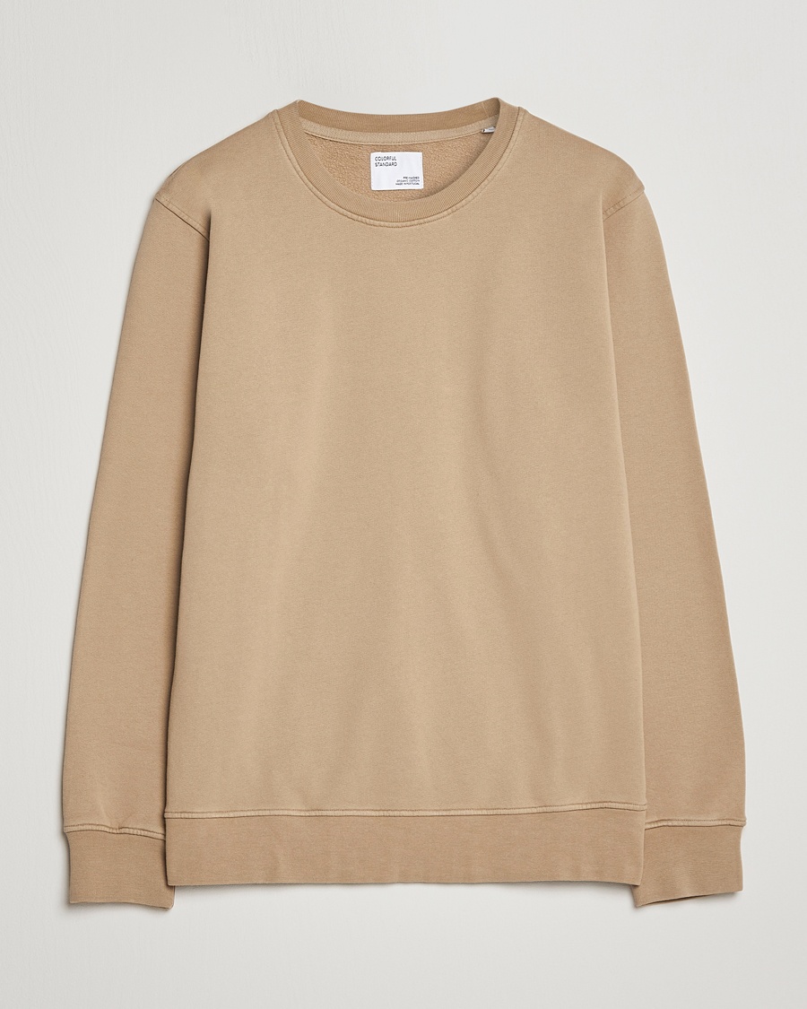 Herr | Gåvor | Colorful Standard | Classic Organic Crew Neck Sweat Desert Khaki